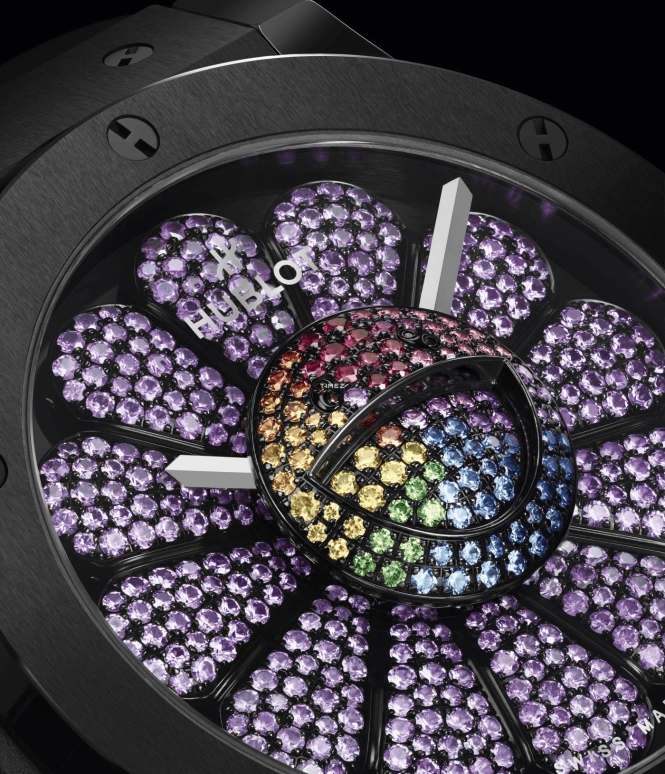 Hublot,Classic Fusion 45mm,45mm,Ceramic,Purple,Multi-Color,Automatic,Sapphire,Round,507,507.CX.9006.RX.TAK23