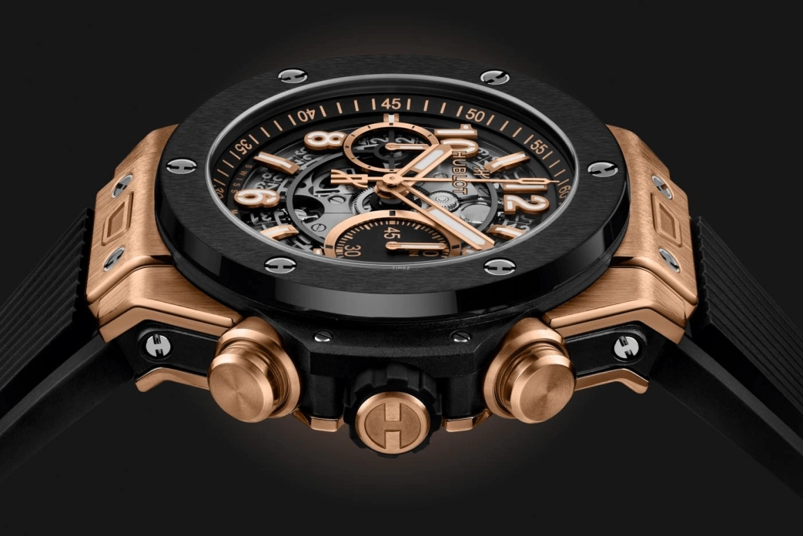Hublot,Big Bang 44mm,44mm,KING GOLD,Black,Automatic,72hours,In-house Caliber,421,421.OM.1180.RX