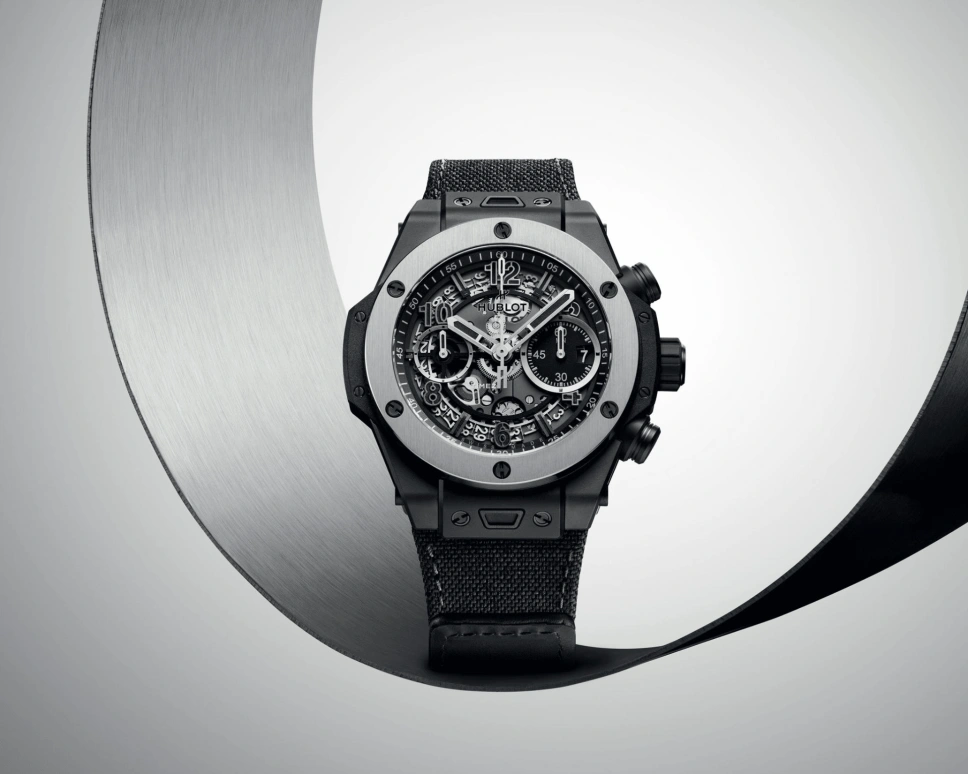 Hublot,Big Bang 42mm,42mm,Ceramic,Black,Skeleton,Automatic,Chronograph,Day,Flyback,Column Wheel,72hours,In-house Caliber,441,441.CK.1140.NR.HEC24