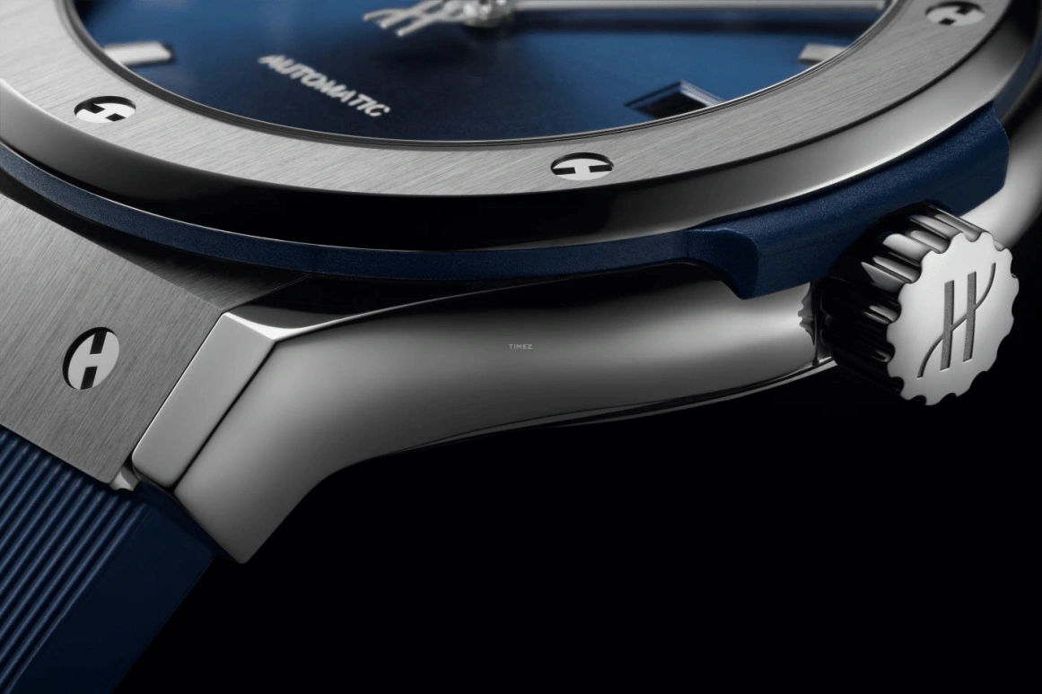 Hublot,Classic Fusion 42mm,42mm,Titanium Gold,Blue,Automatic,42hours,In-house Caliber,542,542.NX.7170.RX