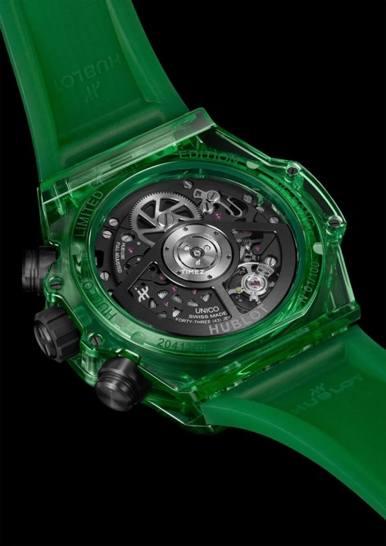 Hublot,Big Bang 42mm,42mm,Sapphire Aluminium oXide and rare Earth Mineral,Sapphire,Skeleton,Black,Automatic,Chronograph,Day,441,441.JG.4990.RT