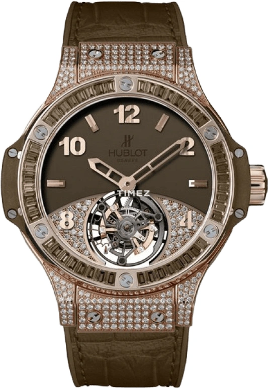 Hublot,Big Bang 41mm,41mm,Rose Gold,Coffee,Brown,Handwound,120hours,In-house Caliber,345,345.PC.5490.LR.0916