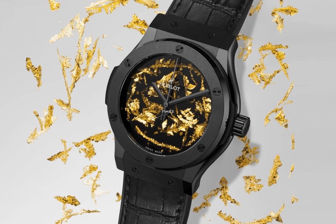 Hublot,Classic Fusion 42mm,42mm,Ceramic,Black,Gold,Sapphire,Round,Black,542,542.CX.0660.LR
