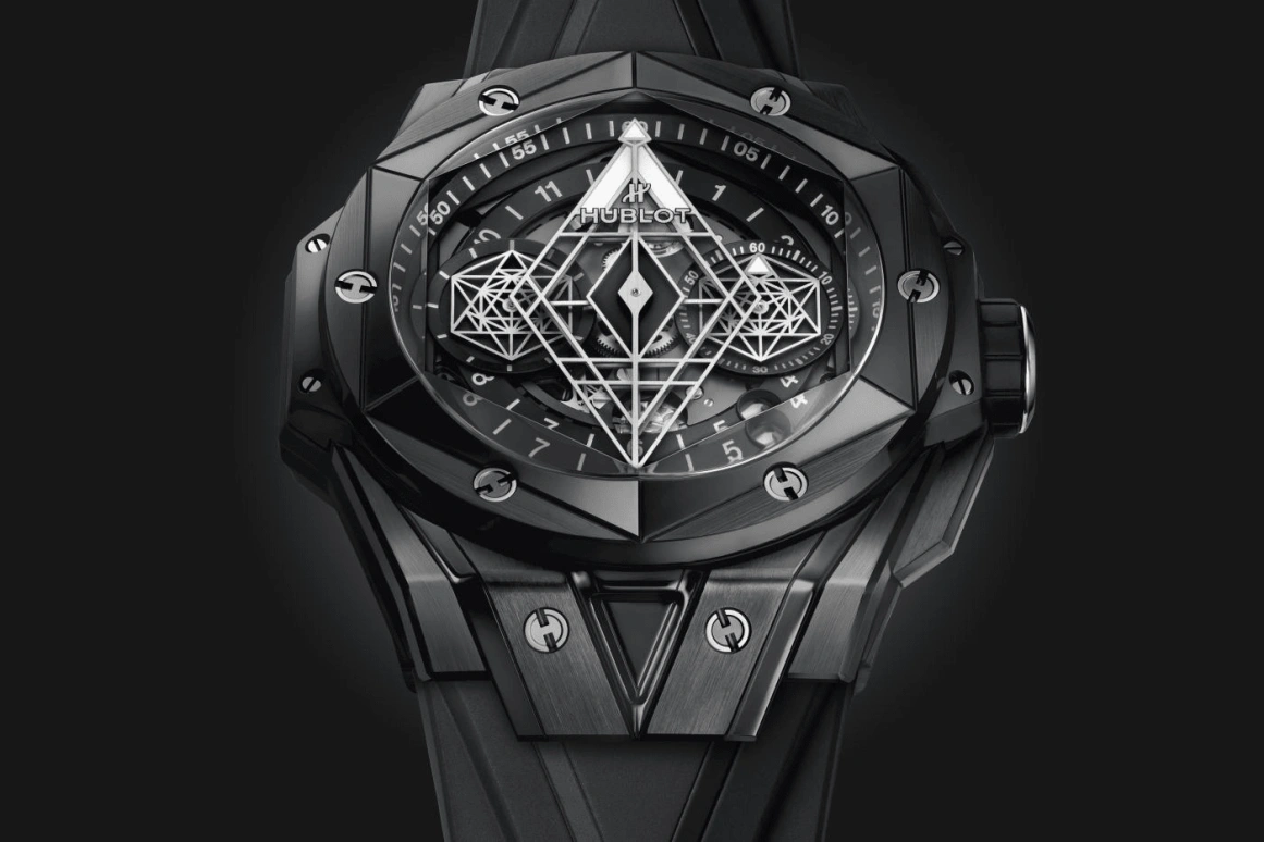 Hublot,Big Bang 45mm,45mm,Ceramic,Black,Grey,Automatic,Chronograph,Day,Flyback,418,418.CX.1107.RX.MXM22