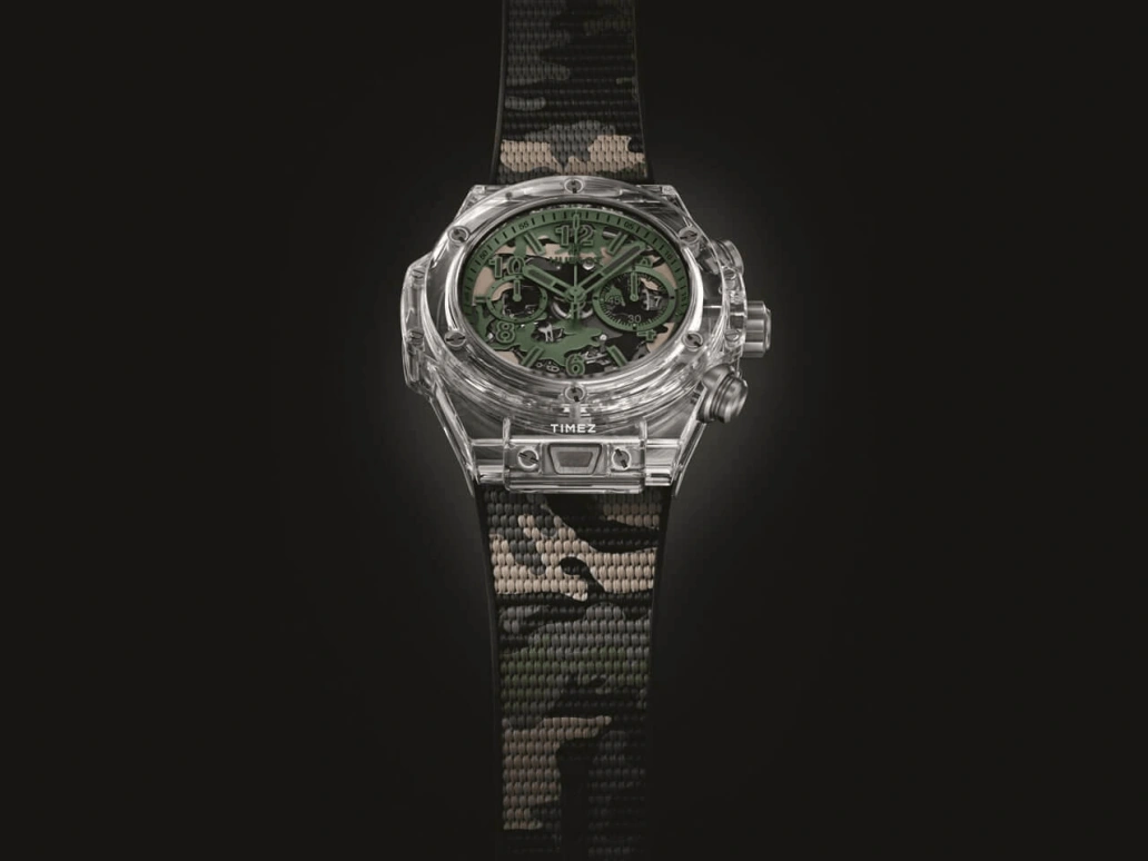 Hublot,Big Bang 45mm,45mm,Titanium,Resin,Sapphire,Black,Green,khaki,Automatic,Chronograph,Day,Flyback,411,411.JX.0190.RX.CAM19