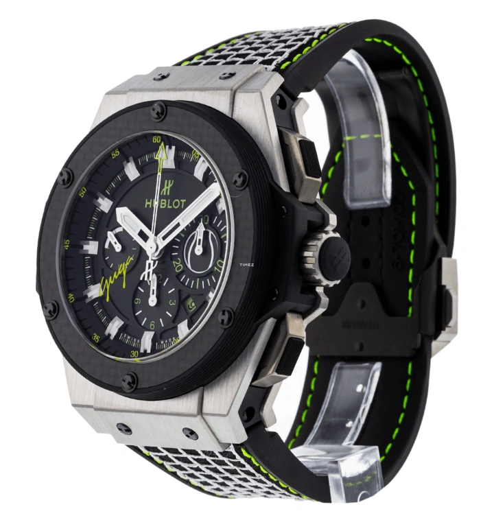 Hublot,King Power 48mm,48mm,Titanium,Black,Automatic,Chronograph,Day,703,703.NQ.1129.NR.GUG13