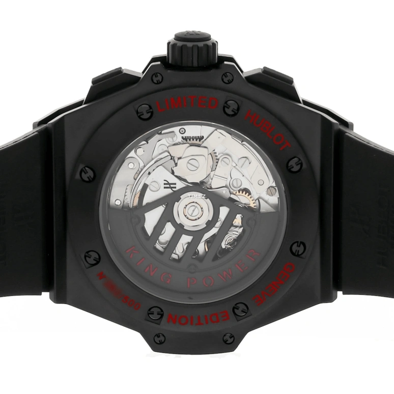Hublot,King Power 48mm,48mm,Ceramic,Black,Automatic,Chronograph,Rattrapante,715,715.CI.1123.RX