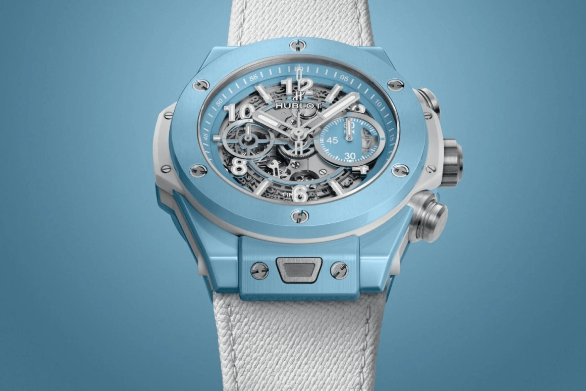 Hublot,Big Bang 45mm,45mm,Ceramic,Blue,Automatic,Chronograph,Day,Flyback,Retrograde,72hours,In-house Caliber,411,411.EX.5120.NR