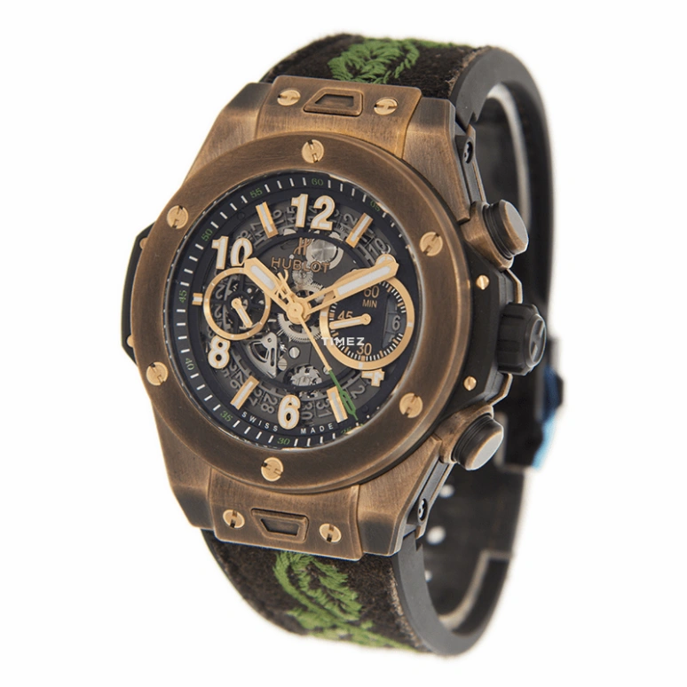 Hublot,Big Bang 45mm,45mm,Bronze,Silver,Automatic,Chronograph,Day,411,411.BZ.1149.VR.MDL17