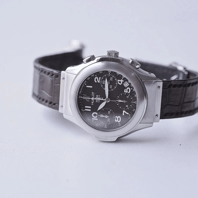 Hublot,Other 40mm,40mm,Stainless Steel,Black,Automatic,Chronograph,Day,1810,1810.1