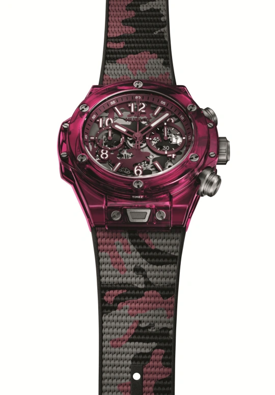 Hublot,Big Bang 45mm,45mm,Sapphire,Skeleton,Purple,Automatic,Chronograph,Flyback,Retrograde,411,411.JR.0190.RX.CAM22