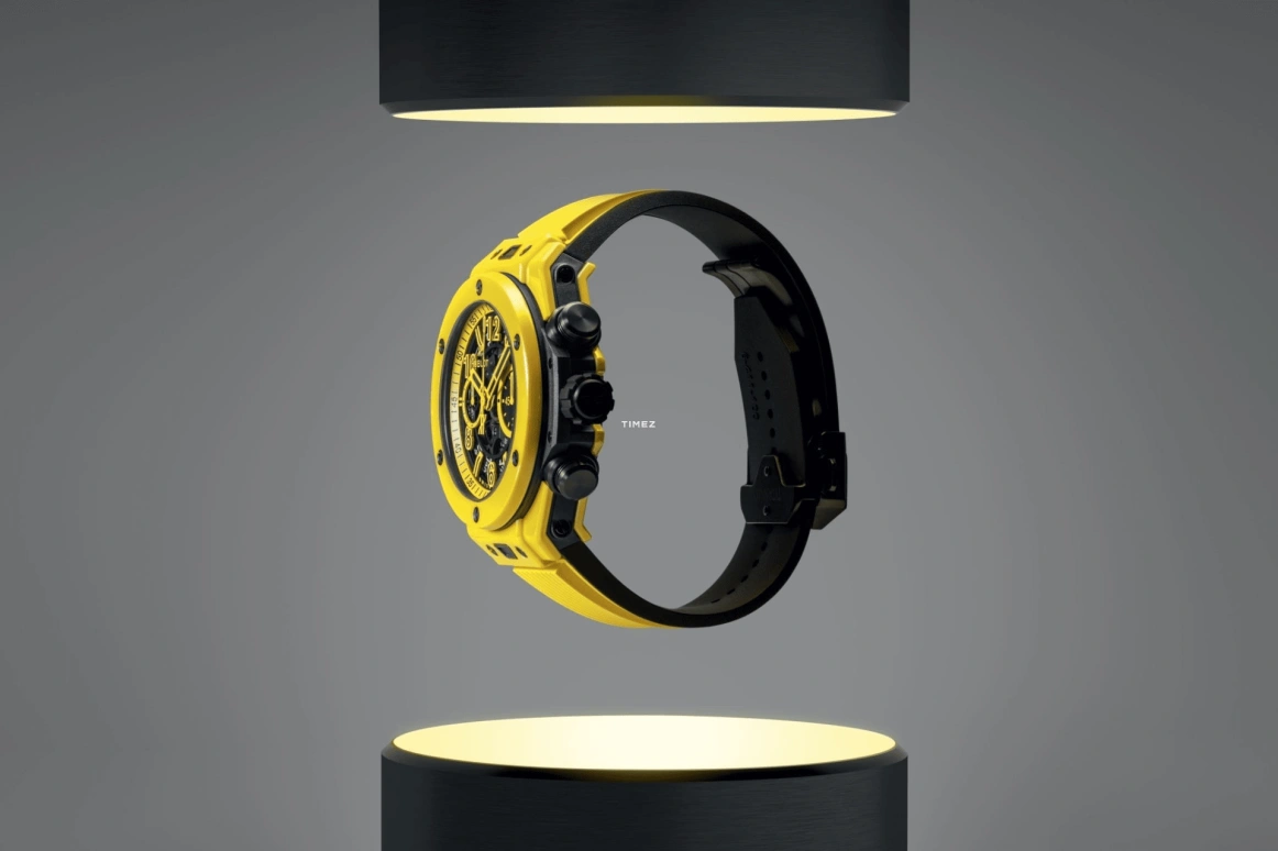 Hublot,Big Bang 44mm,44mm,Ceramic,Skeleton,Yellow,Automatic,Chronograph,Day,Column Wheel,421,421.CY.471Y.RX
