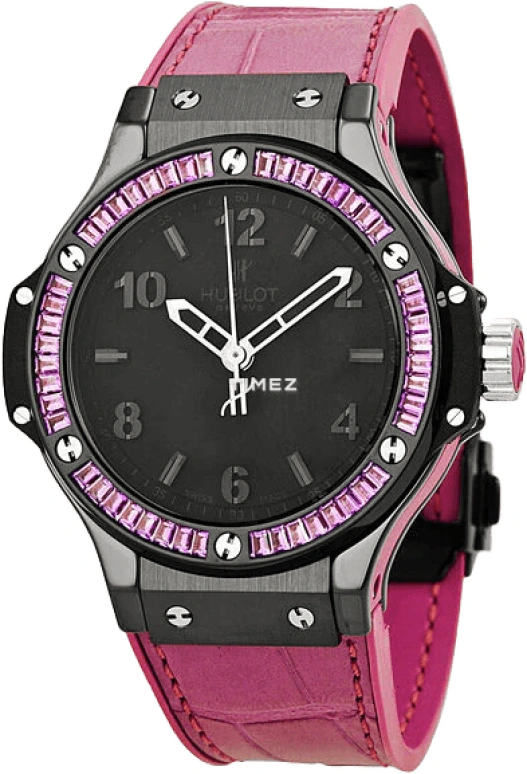 Hublot,Big Bang 38mm,38mm,Ceramic,Crystal,Black,Quartz,Sapphire,Crystal Glass,Round,361,361.CV.1110.LR.1905