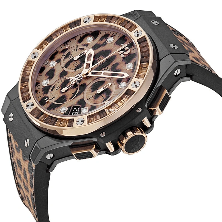 Hublot,Big Bang 41mm,41mm,Rose Gold,Ceramic,Brown,Yellow,Automatic,Chronograph,Day,341,341.CP.7610.NR.1976