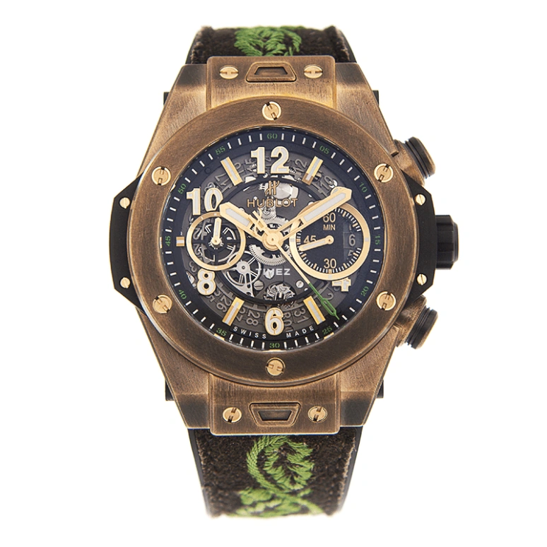Hublot,Big Bang 45mm,45mm,Bronze,Silver,Automatic,Chronograph,Day,411,411.BZ.1149.VR.MDL17