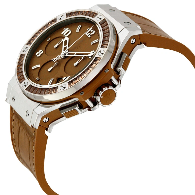 Hublot,Big Bang 41mm,41mm,Stainless Steel,Coffee,Automatic,Chronograph,Day,342,342.SA.5390.LR.1918