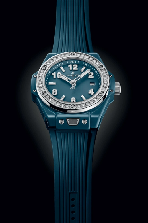 Hublot,Big Bang 33mm,33mm,Ceramic,Blue,Automatic,Day,40hours,485,485.ES.5171.RX.1204