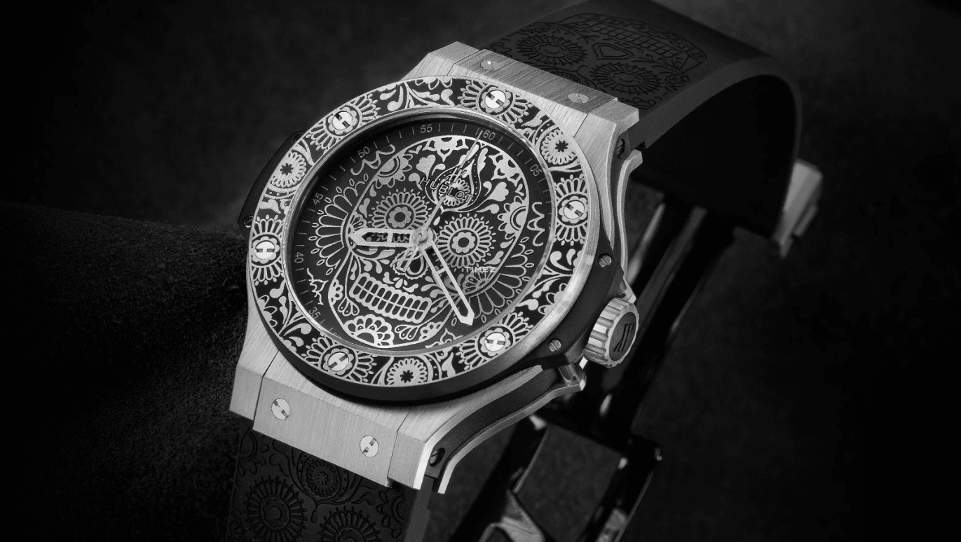 Hublot,Big Bang 44mm,44mm,Stainless Steel,Black,White,Automatic,42hours,In-house Caliber,316,316.SX.4310.RX.MEX17