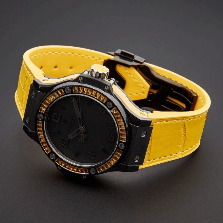 Hublot,Big Bang 38mm,38mm,Ceramic,Black,Quartz,Sapphire,Crystal Glass,Round,361,361.CY.1110.LR.1911