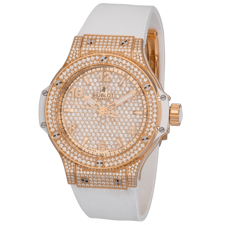 Hublot,Big Bang 38mm,38mm,Rose Gold,Quartz,In-house Caliber,Sapphire,Crystal Glass,361,361.PE.9010.RW.1704
