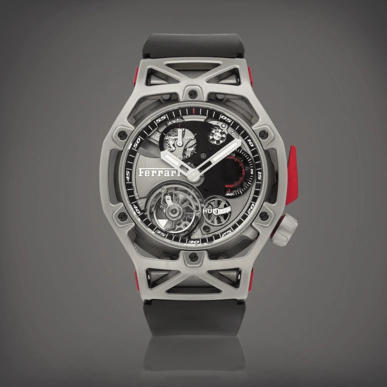 Hublot,MP 45mm,45mm,Titanium Gold,Black,Grey,Handwound,Chronograph,Tourbillon,408,408.NI.0123.RX