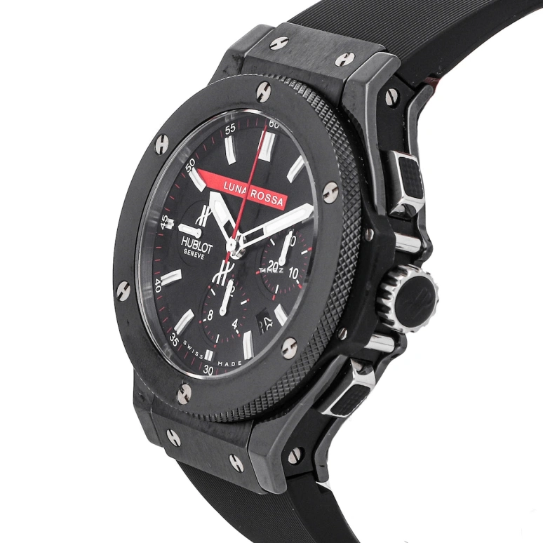 Hublot,Big Bang 45mm,45mm,Ceramic,Black,Automatic,Chronograph,Day,301,301.CM.131.RX.LUN06