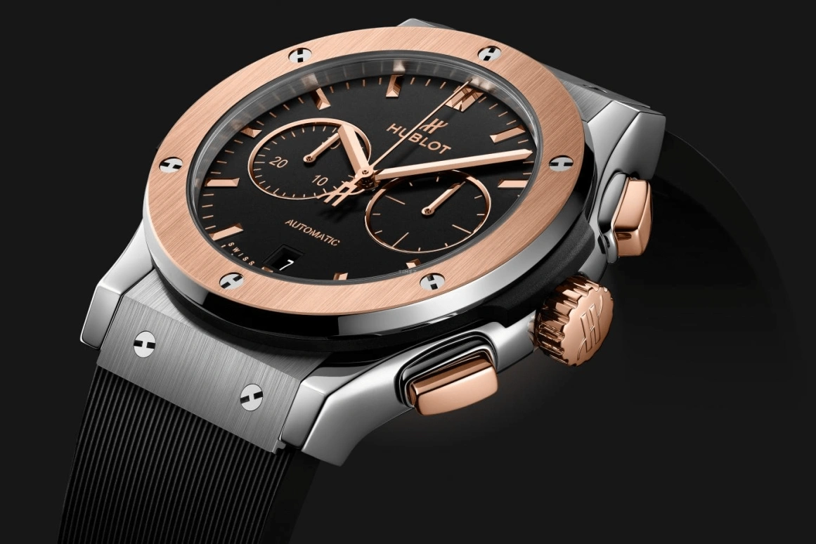 Hublot,Classic Fusion 42mm,42mm,Titanium Gold,Black,Automatic,42hours,In-house Caliber,541,541.NO.1181.RX