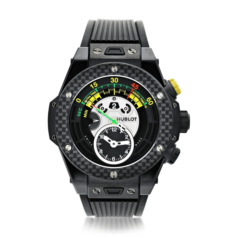 Hublot,Big Bang 45.50mm,45.50mm,Ceramic,KING GOLD,Black,Grey,Automatic,Chronograph,Dule Time,Retrograde,412,412.CQ.1127.RX
