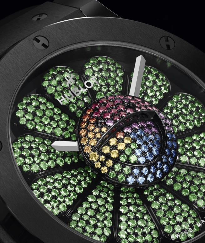 Hublot,Classic Fusion 45mm,45mm,Ceramic,Green,Multi-Color,Automatic,Sapphire,Round,507,507.CX.9010.RX.TAK23