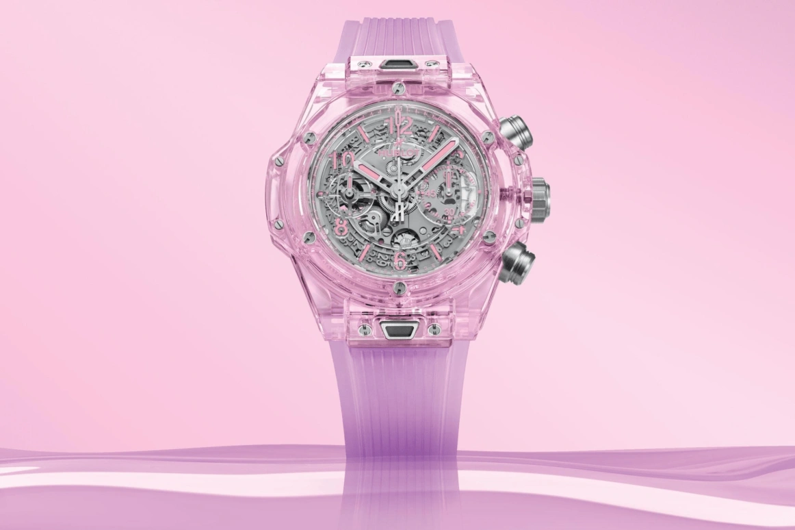 Hublot,Big Bang 42mm,42mm,Sapphire,Pink Red,Grey,Automatic,Chronograph,Day,Flyback,Column Wheel,72hours,In-house Caliber,441,441.JP.4890.RT