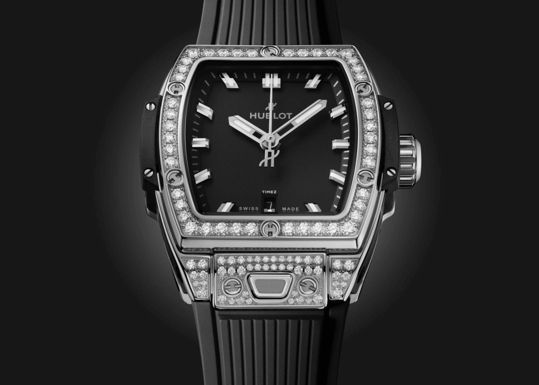 Hublot,Spirit of Big Bang 32mm,32mm,Stainless Steel,Black,Day,Sapphire,Rectangular,682,682.SX.1170.RX.1604