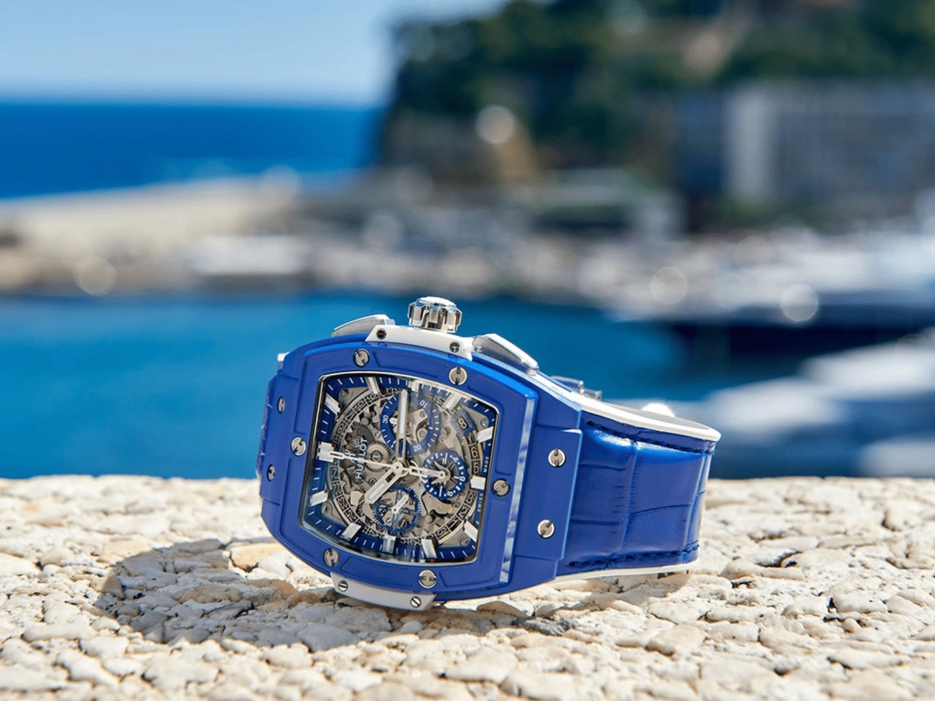Hublot,Spirit of Big Bang 42mm,42mm,Ceramic,Blue,Skeleton,Automatic,50hours,In-house Caliber,641,641.EX.5129.LR