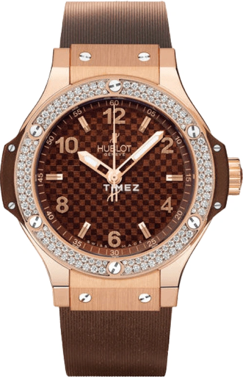 Hublot,Big Bang 38mm,38mm,Rose Gold,Coffee,Brown,Quartz,361,361.PC.3380.RC.1104