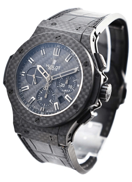 Hublot,Big Bang 44mm,44mm,Carbon,Black,Automatic,Chronograph,Day,301,301.QX.1740.GR