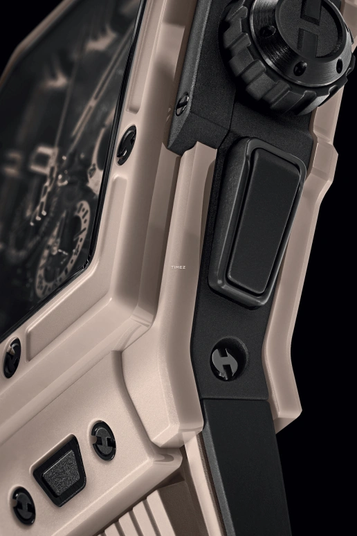 Hublot,Spirit of Big Bang 42mm,42mm,Ceramic,Cream,Grey,Automatic,Chronograph,Day,642,642.CZ.6110.RX