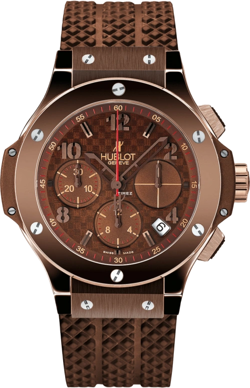 Hublot,Big Bang 41mm,41mm,Stainless Steel,Coffee,Brown,Sapphire,Crystal Glass,Open,341,341.SL.1008.RX