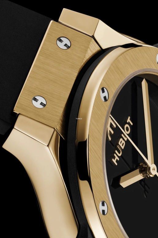 Hublot,Classic Fusion 33mm,33mm,Yellow Gold,Black,Day,Sapphire,Crystal Glass,Round,581,581.VX.1230.RX.MDM