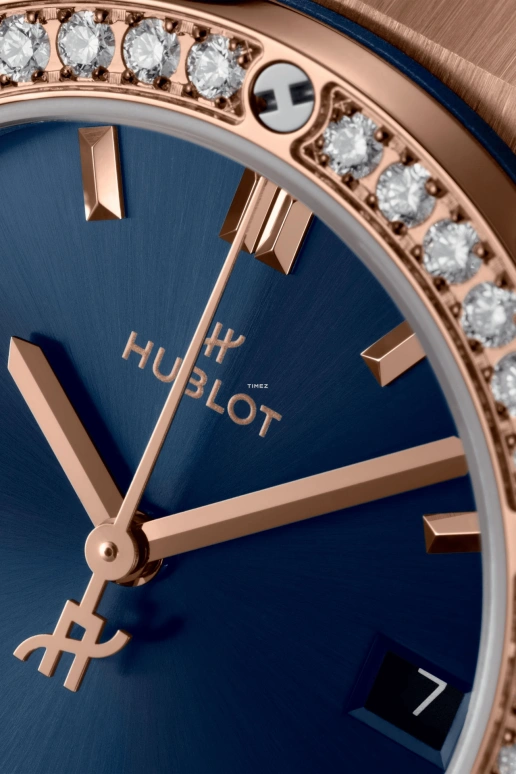 Hublot,Classic Fusion 29mm,29mm,KING GOLD,Blue,Quartz,Day,In-house Caliber,591,591.OX.7180.RX.1204