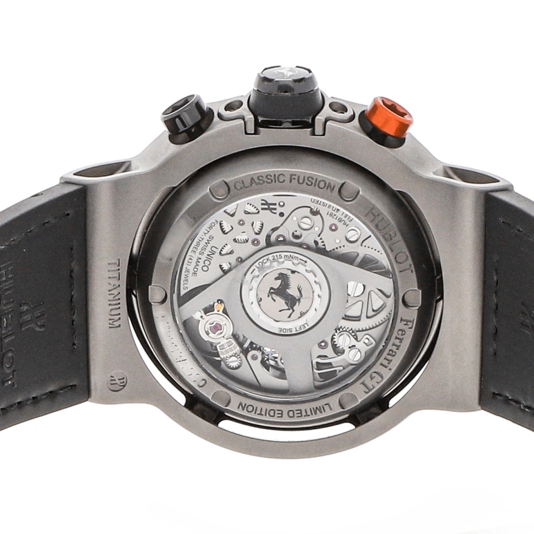 Hublot,Classic Fusion 45mm,45mm,Titanium Gold,Silver,Black,Skeleton,Automatic,72hours,In-house Caliber,526,526.NX.0124.VR