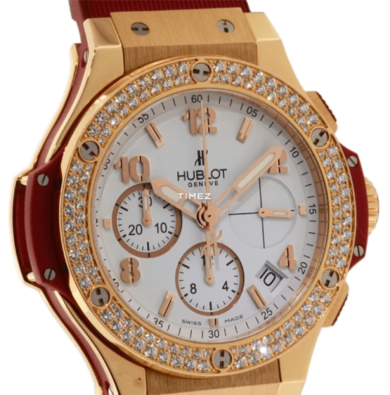 Hublot,Big Bang 41mm,41mm,Rose Gold,White,Automatic,Chronograph,Day,341,341.PR.2010.RR.1104