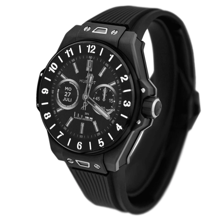 Hublot,Big Bang 42mm,42mm,Ceramic,Black,Processor,Month,Date,Day,440,440.CI.1100.RX
