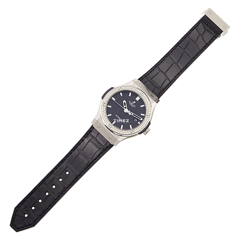 Hublot,Classic Fusion 42mm,42mm,Titanium,Black,Automatic,Day,42hours,542,542.NX.1170.LR.1104