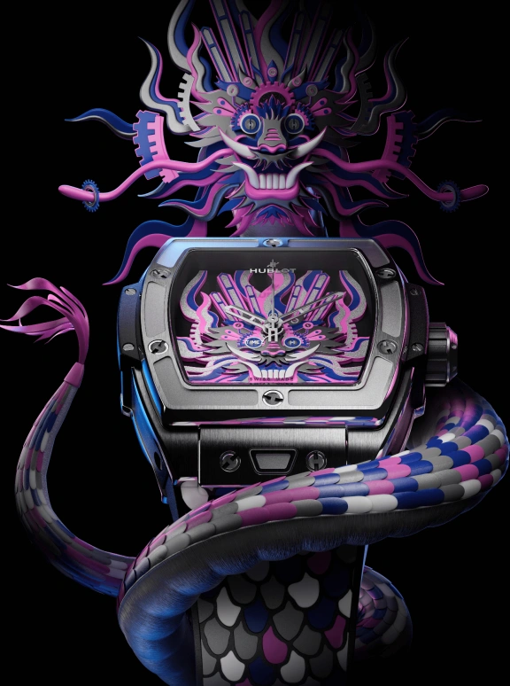 Hublot,Spirit of Big Bang 42mm,42mm,Titanium,Purple,Automatic,50hours,In-house Caliber,646,646.NX.6600.RX.CHF24