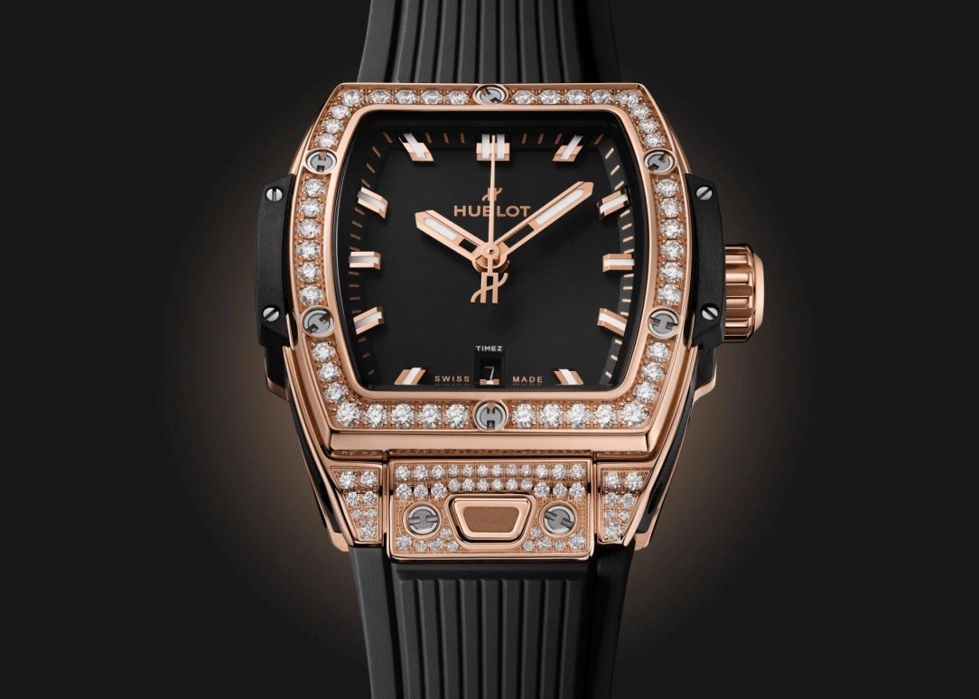 Hublot,Spirit of Big Bang 32mm,32mm,KING GOLD,Black,Day,Sapphire,Rectangular,682,682.OX.1180.RX.1604