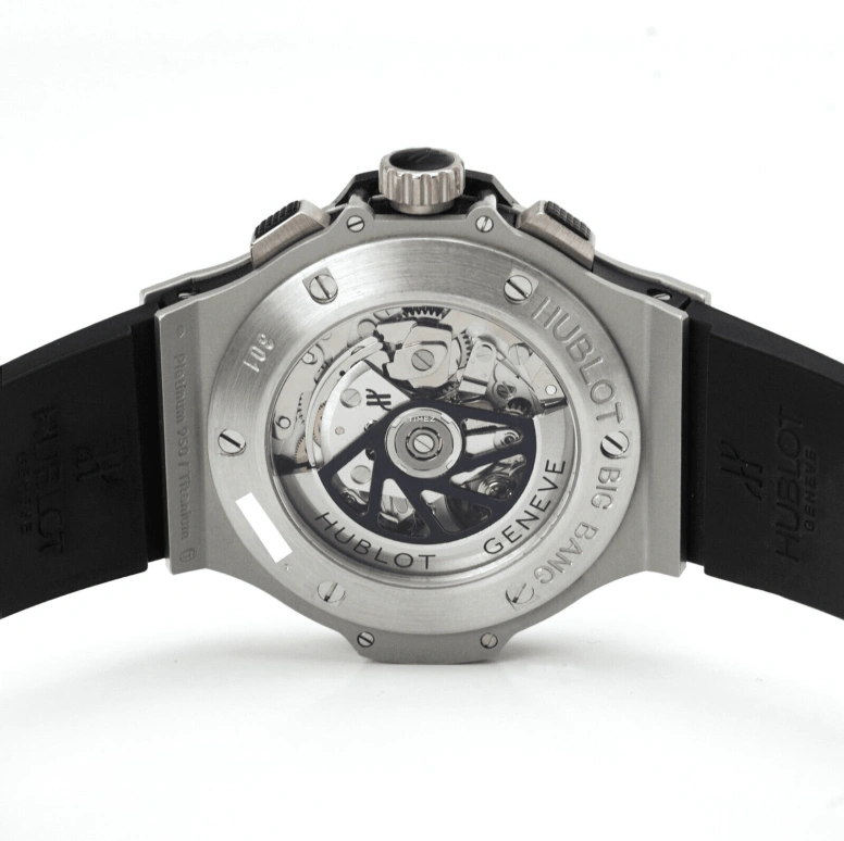 Hublot,Big Bang 44mm,44mm,Platinum,White,Automatic,Chronograph,Day,301,301.TI.450.RX