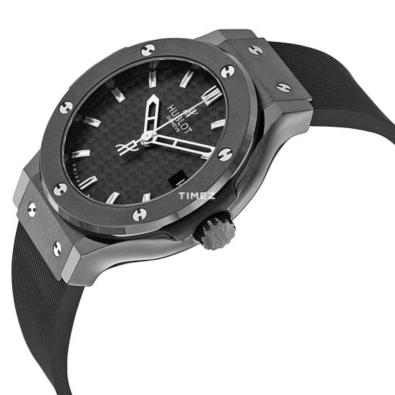 Hublot,Classic Fusion 38mm,38mm,Ceramic,Black,Quartz,Day,Sapphire,Crystal Glass,561,561.CM.1770.RX