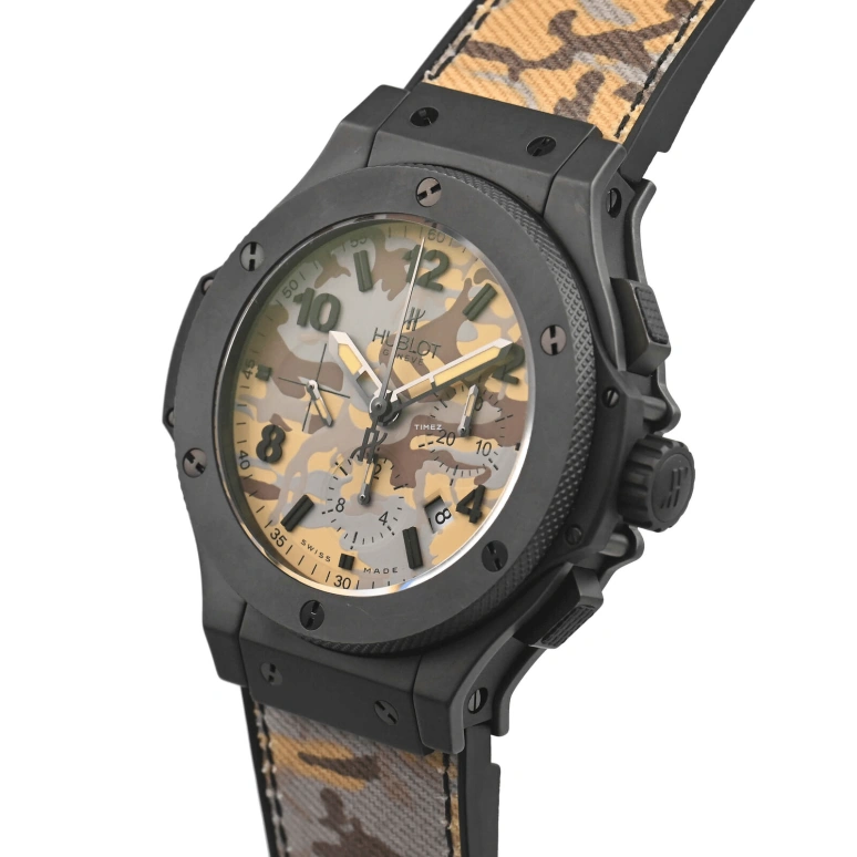 Hublot,Big Bang 44mm,44mm,Ceramic,Titanium Gold,Skeleton,Automatic,Chronograph,Day,301,301.CI.8710.NR