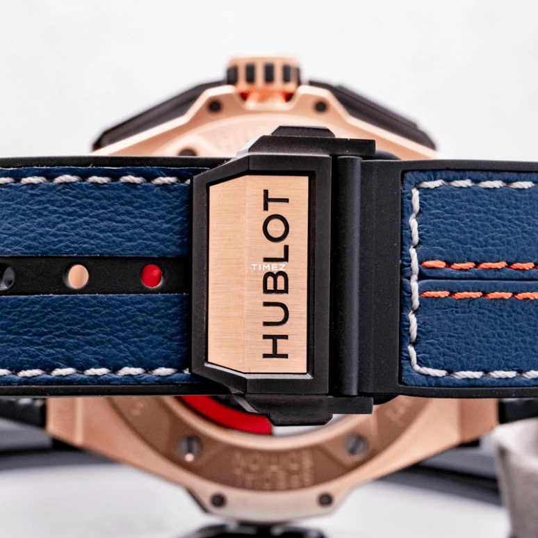 Hublot,Big Bang 45mm,45mm,Rose Gold,KING GOLD,Blue,Skeleton,Automatic,Chronograph,Day,401,401.OJ.5123.VR.TEX16