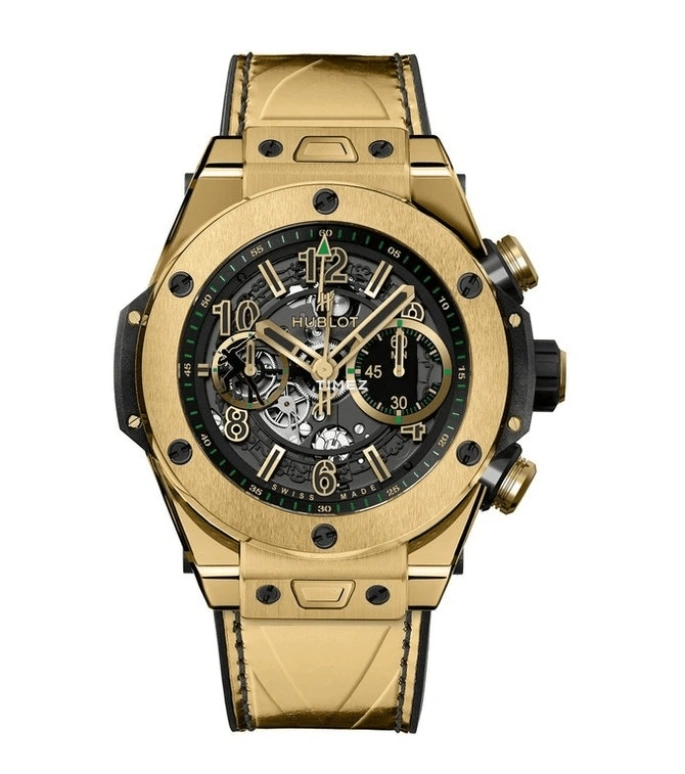 Hublot,Big Bang 45mm,45mm,Yellow Gold,Grey,Automatic,Chronograph,72hours,411,411.VS.1189.VR.USB16