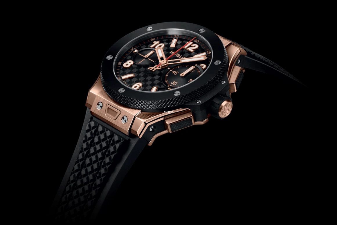Hublot,Big Bang 43mm,43mm,KING GOLD,Black,Automatic,Chronograph,Day,431,431.OM.1338.RX